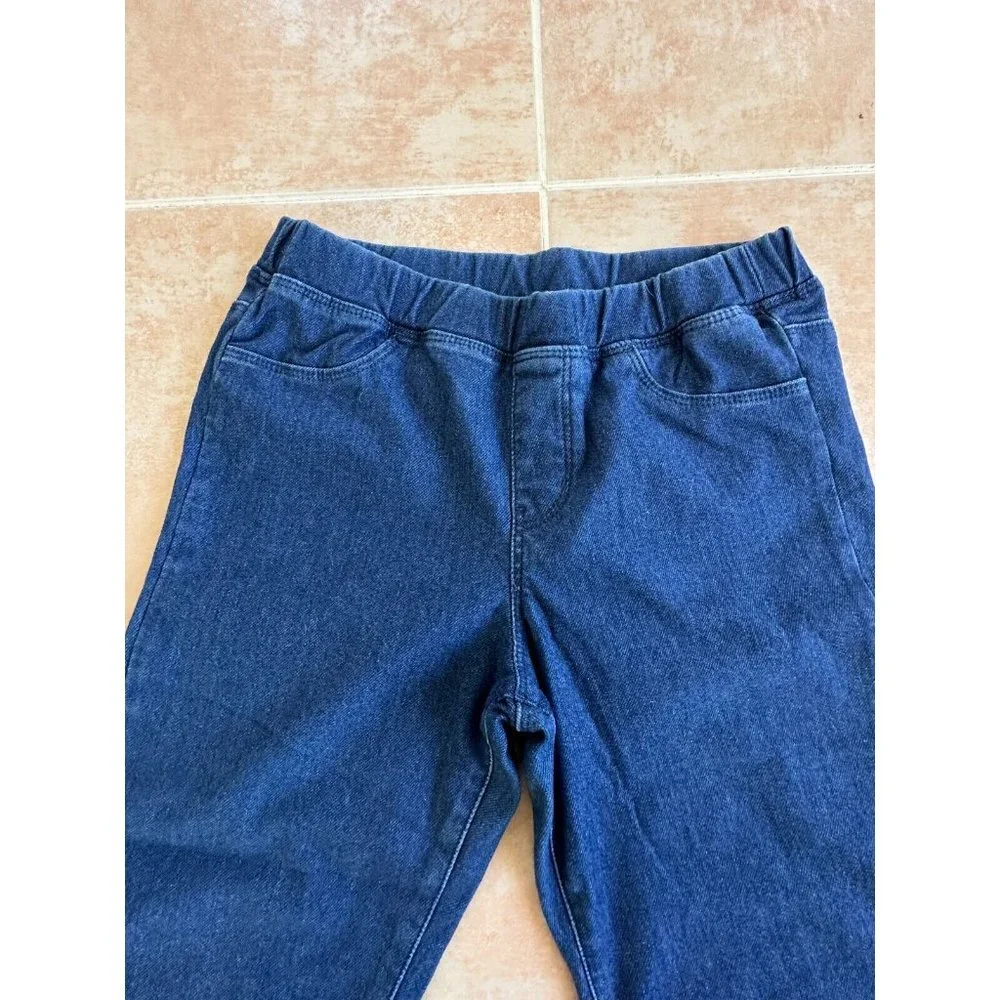 Uniqlo Kids Blue Jean‎ Look Leggings Pants Girls XL